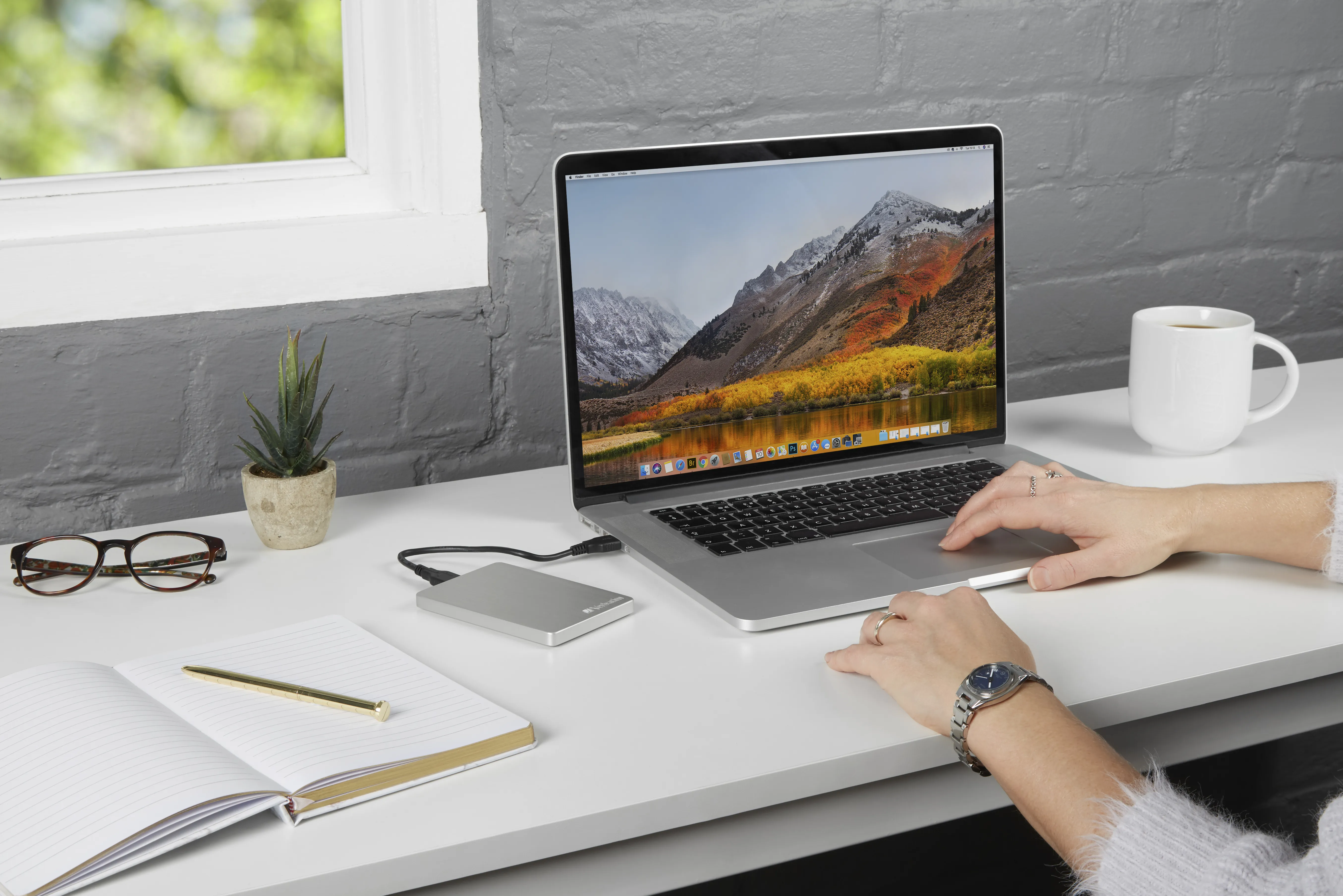 Verbatim Store &acute;n&acute; Go 1TB - External HDD, Silver