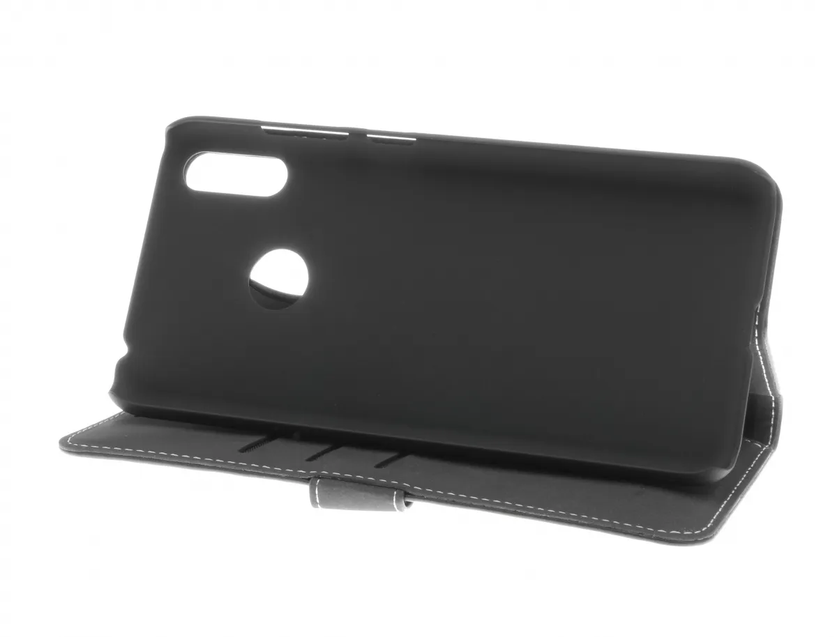 Insmat Exclusive Flip Case Huawei Y7 2019 - Wallet Case, black