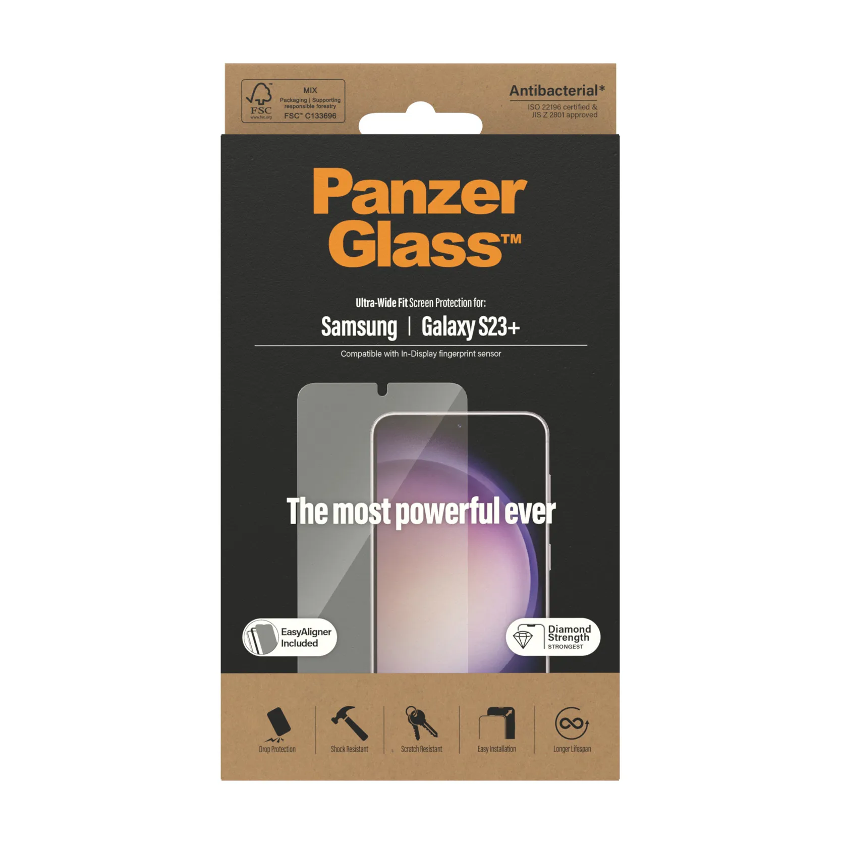 PanzerGlass Ultra-Wide Fit Alignerkit, Galaxy S23 Plus - sk&auml;rmskydd