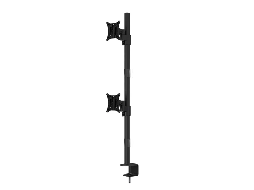 Multibrackets M VESA Deskmount Officeline Dual Vertical, -monitor arm, black, 15"-30", 16kg