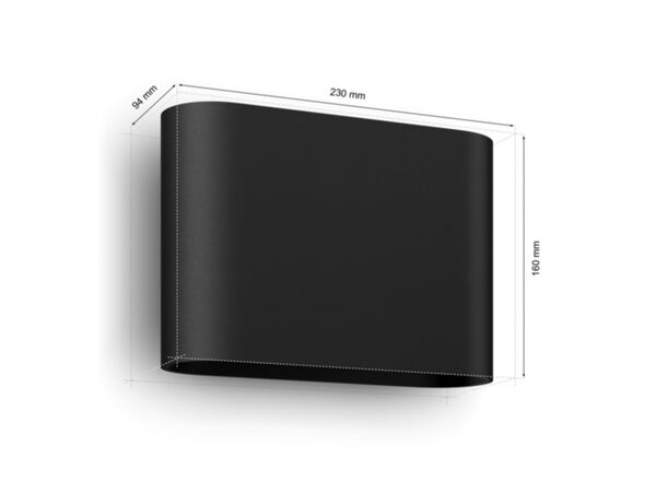 Philips Hue Dymera - Smart wall light, Black