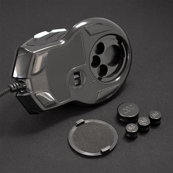 Port Designs AROKH X-2 GN - gaming mus, Svart