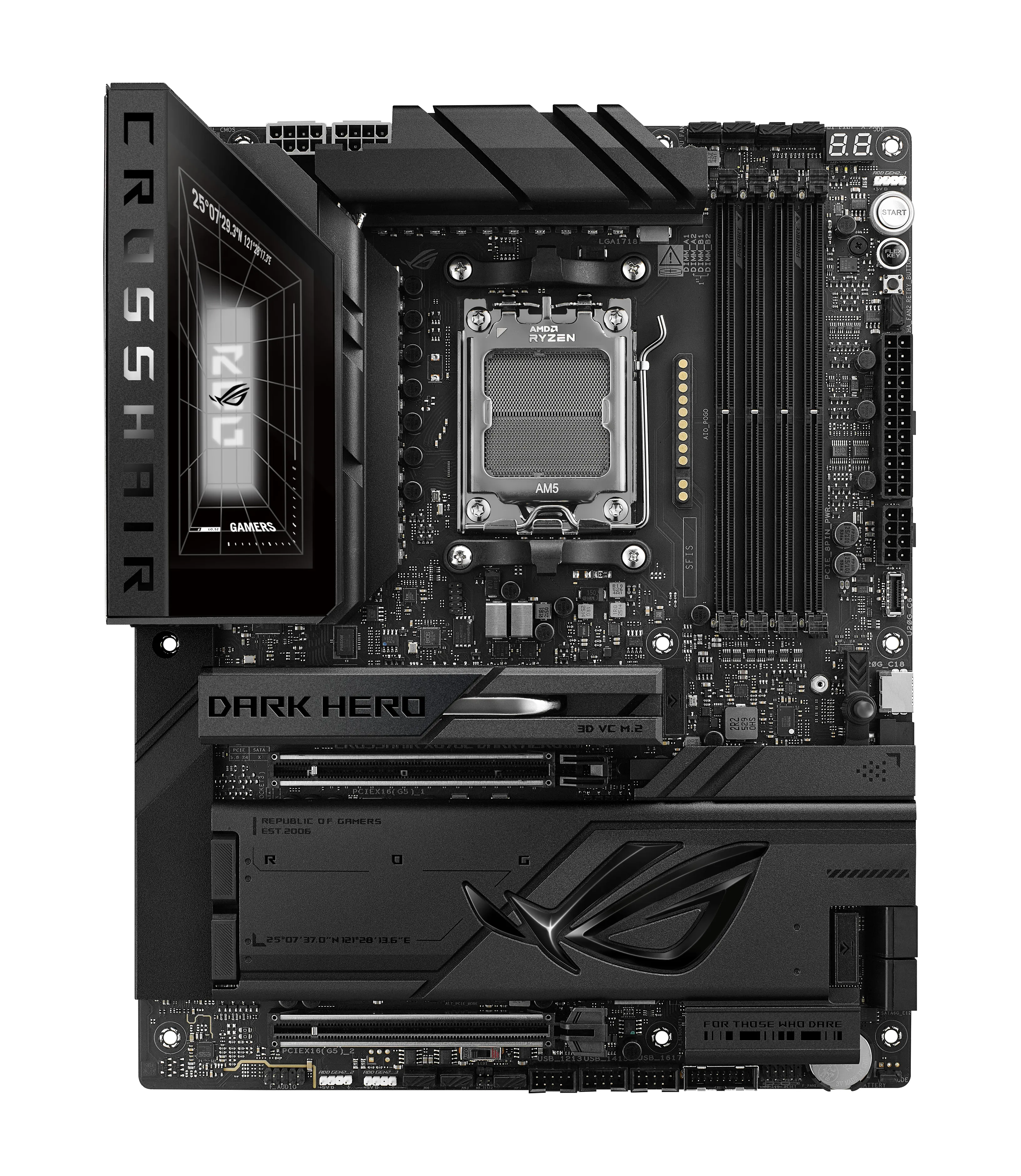 Asus ROG Crosshair X870E Dark Hero WiFi 7 AM5 ATX Motherboard