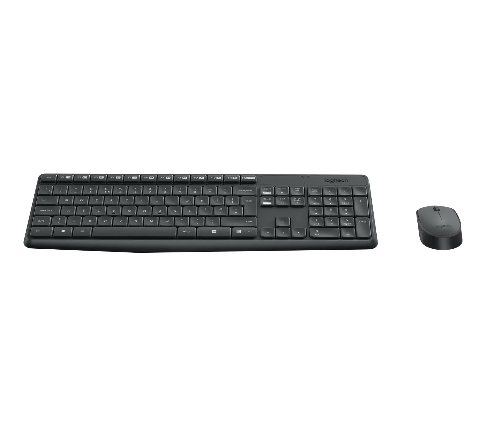 Logitech MK235 - wireless keyboard and mouse, black