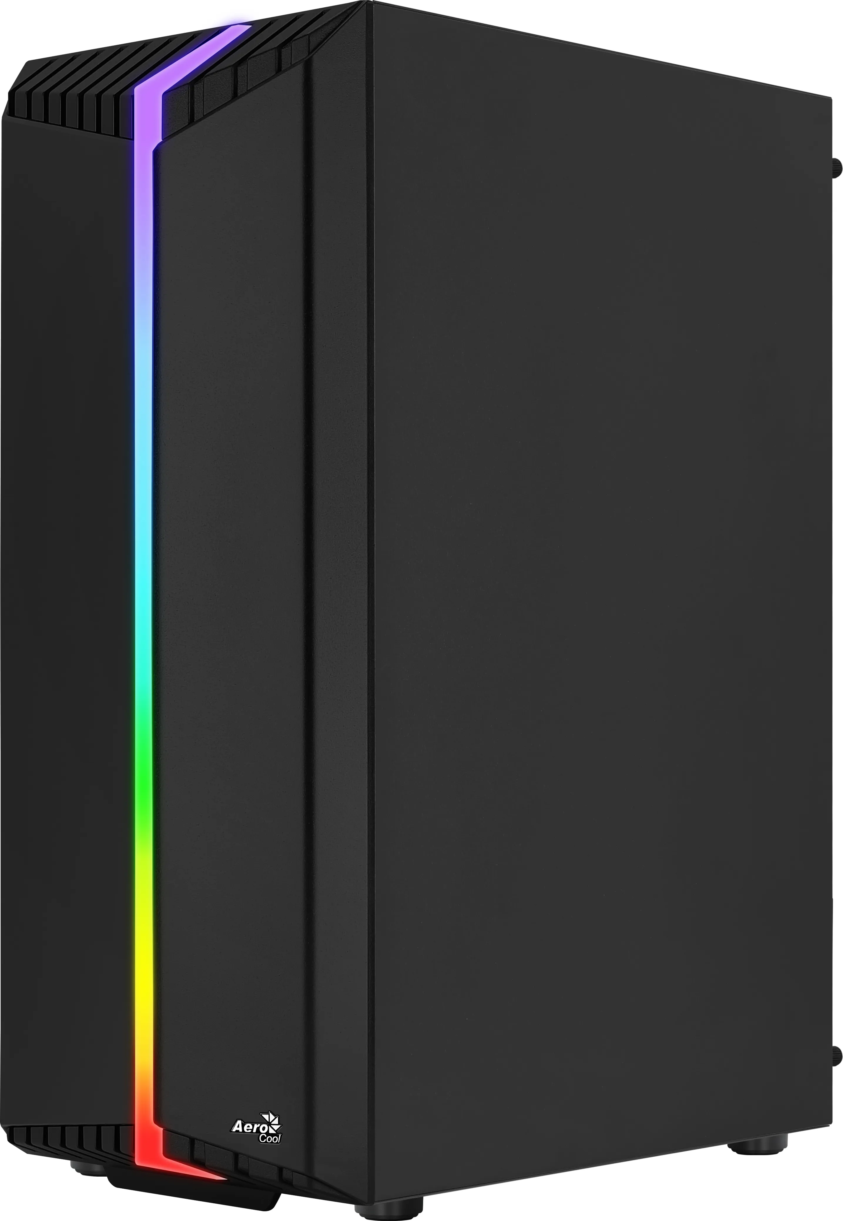 Aerocool Bionic midi-tower chassi med RGB-belysning, svart
