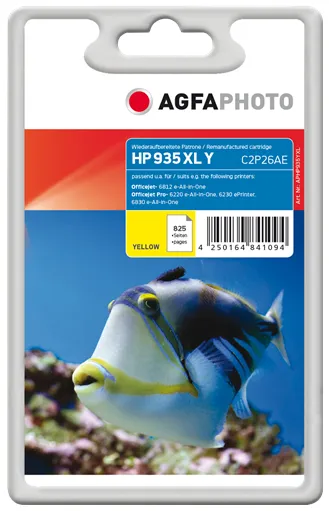 AGFAPHOTO APHP935YXL -mustekasetti, keltainen