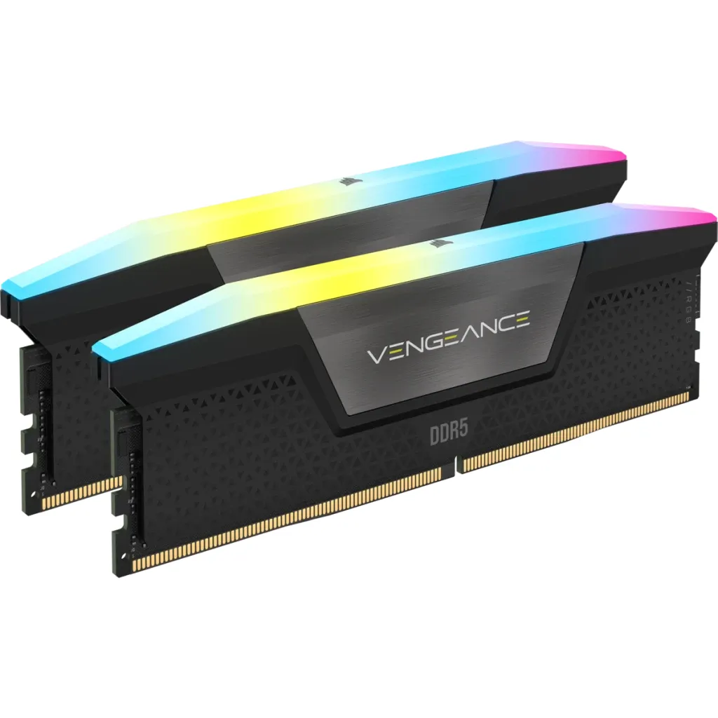Corsair VENGEANCE RGB 48 GB (2 x 24 GB) DDR5 7000 MHz, CL36 minne (XMP)