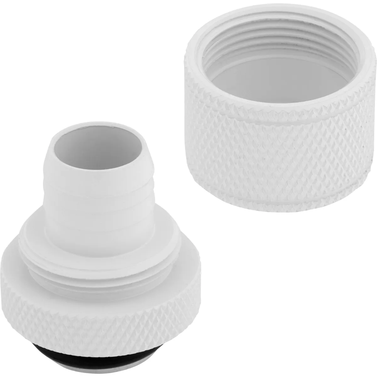Corsair Fitting (soft tube),XF Softline 4-pack (10/13mm compression_ glossy white)