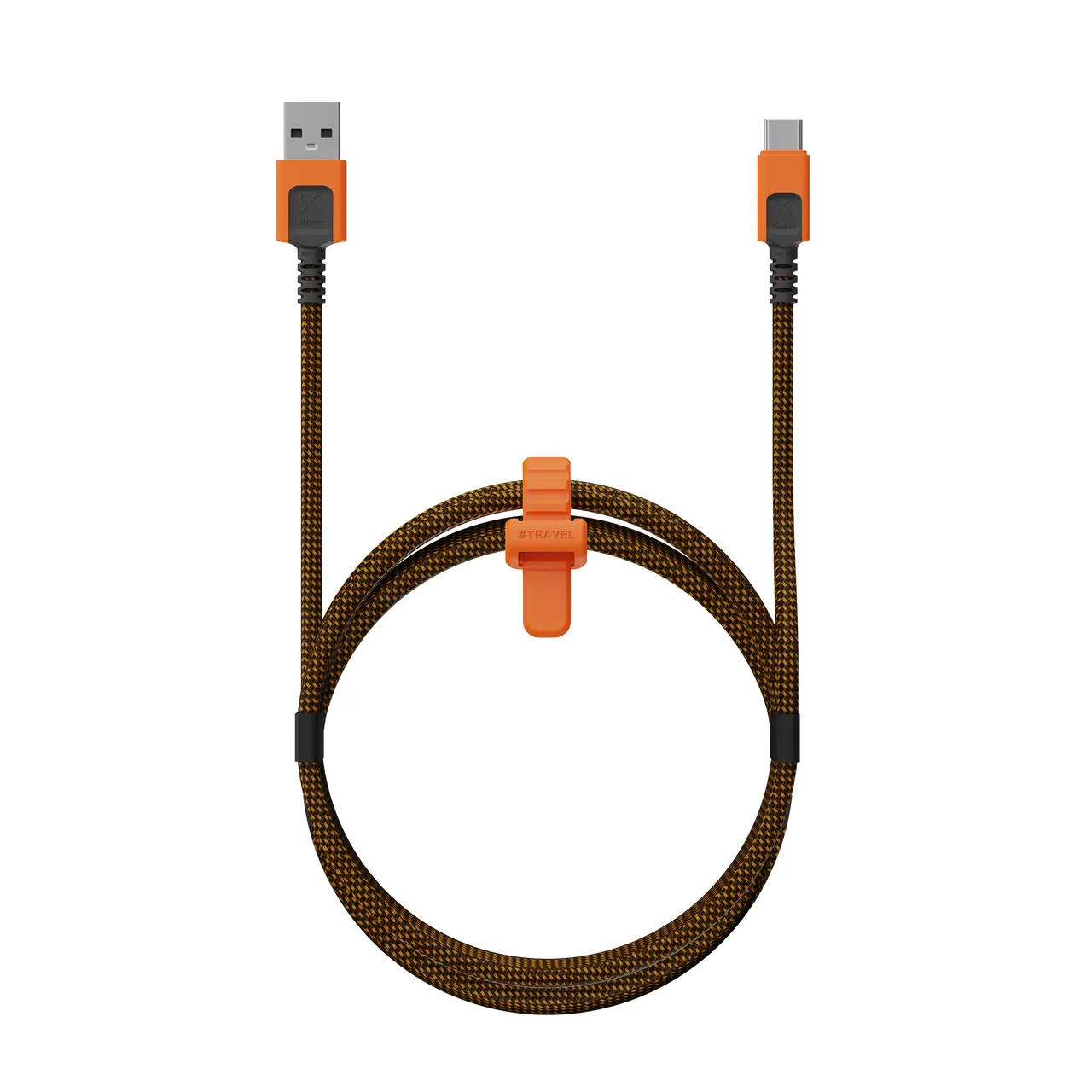 XTORM Xtreme USB-A &ndash; USB-C kabel, 1,5 m, svart