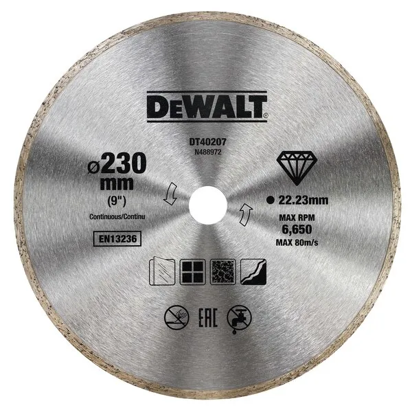 DeWALT diamantskæreskive - for flise,