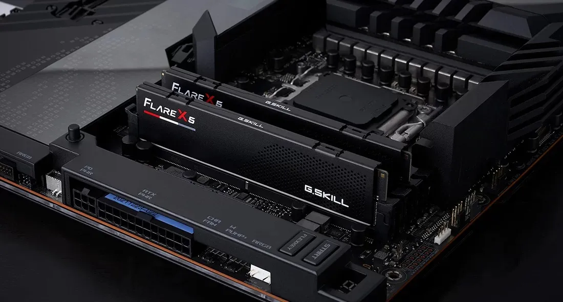 G.SKILL Flare X5 32GB (2 x 16GB) DDR5 6000 MHz, CL36 Memory (EXPO)