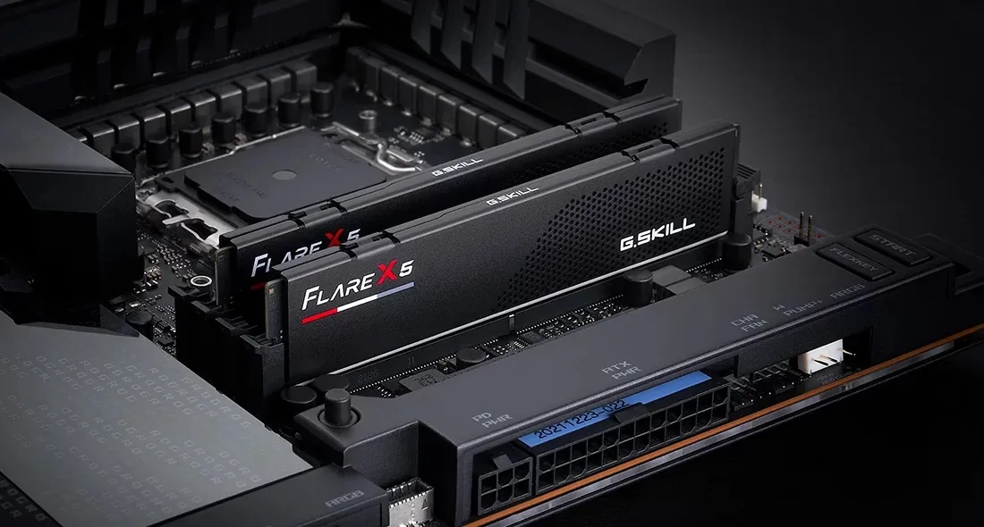 G.SKILL Flare X5 32GB (2 x 16GB) DDR5 6000 MHz, CL36 Memory (EXPO)