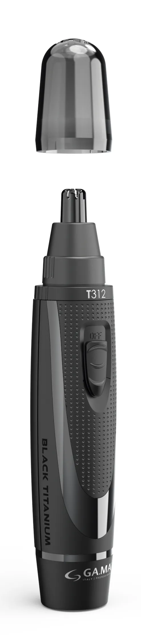 GA.MA Black Titanium T744 -  hair clipper and trimmer