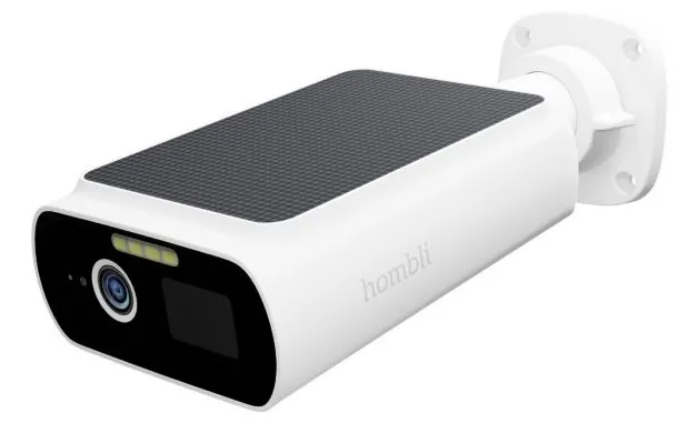 Hombli Smart Solar Cam, White Hombli Smart Solar Cam, White