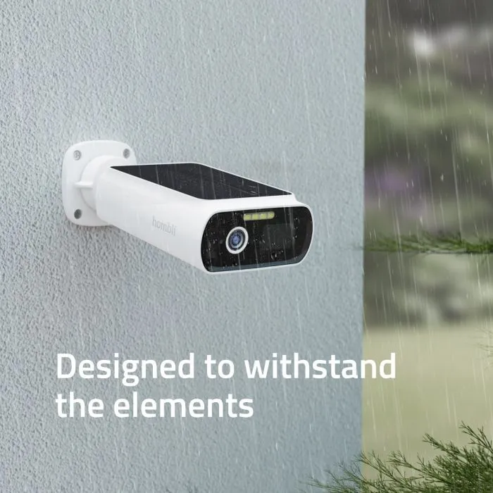 Hombli Smart Solar Cam, White Hombli Smart Solar Cam, White