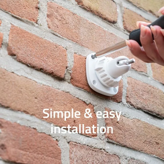 Hombli Smart Solar Cam, White Hombli Smart Solar Cam, White