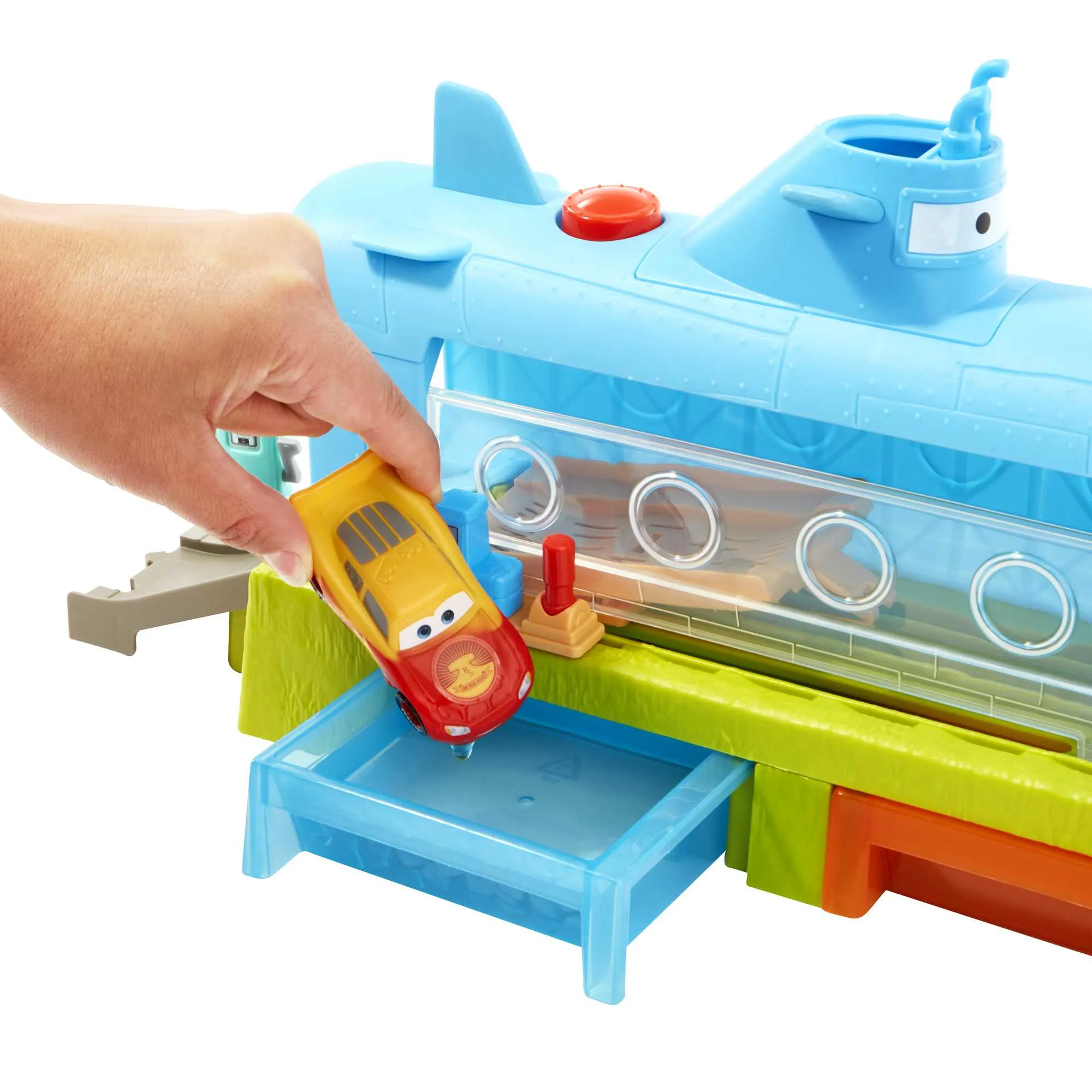 Mattel Disney Pixar Cars Saubaboot Car Wash play building (With Color Changing Effect)