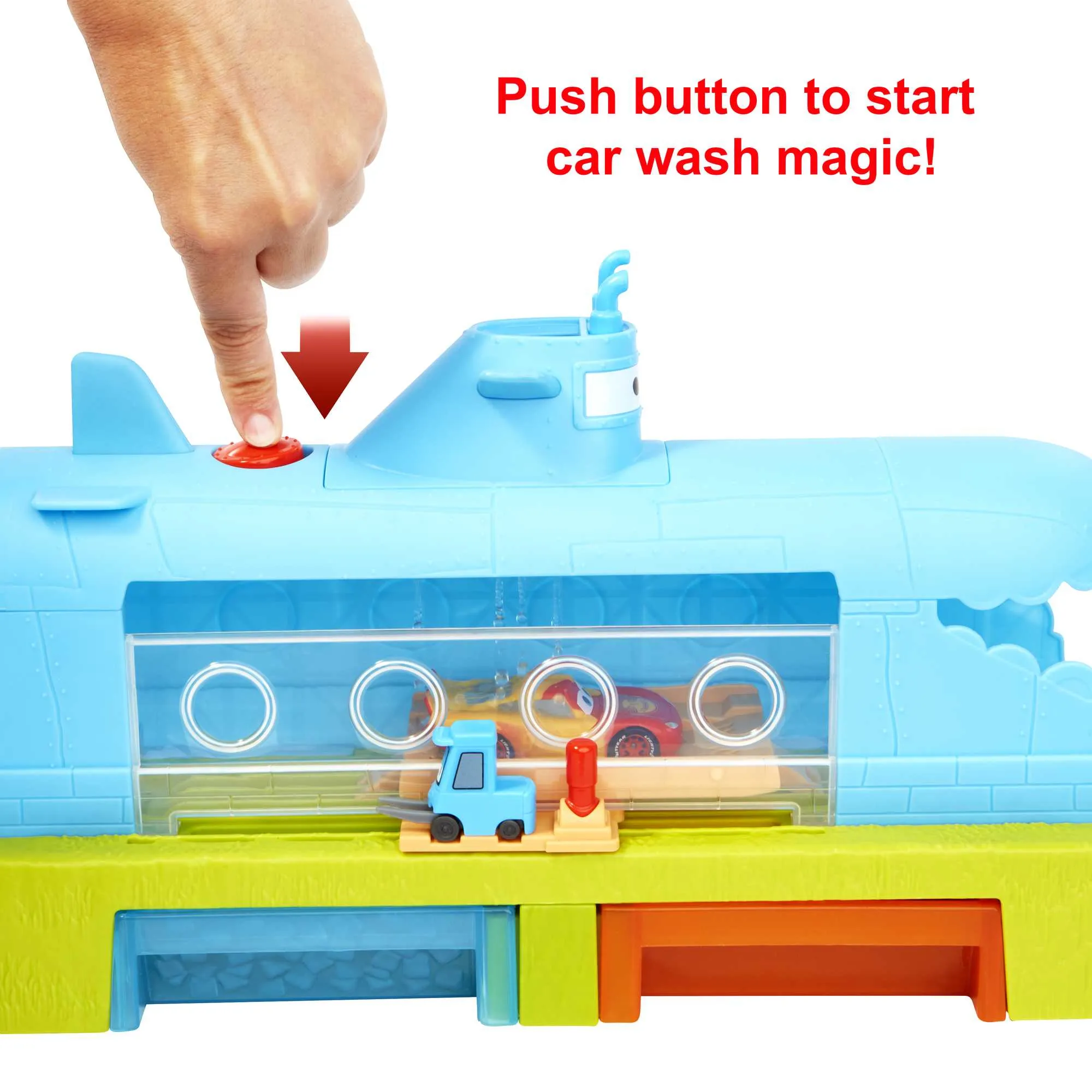 Mattel Disney Pixar Cars Saubaboot Car Wash play building (With Color Changing Effect)