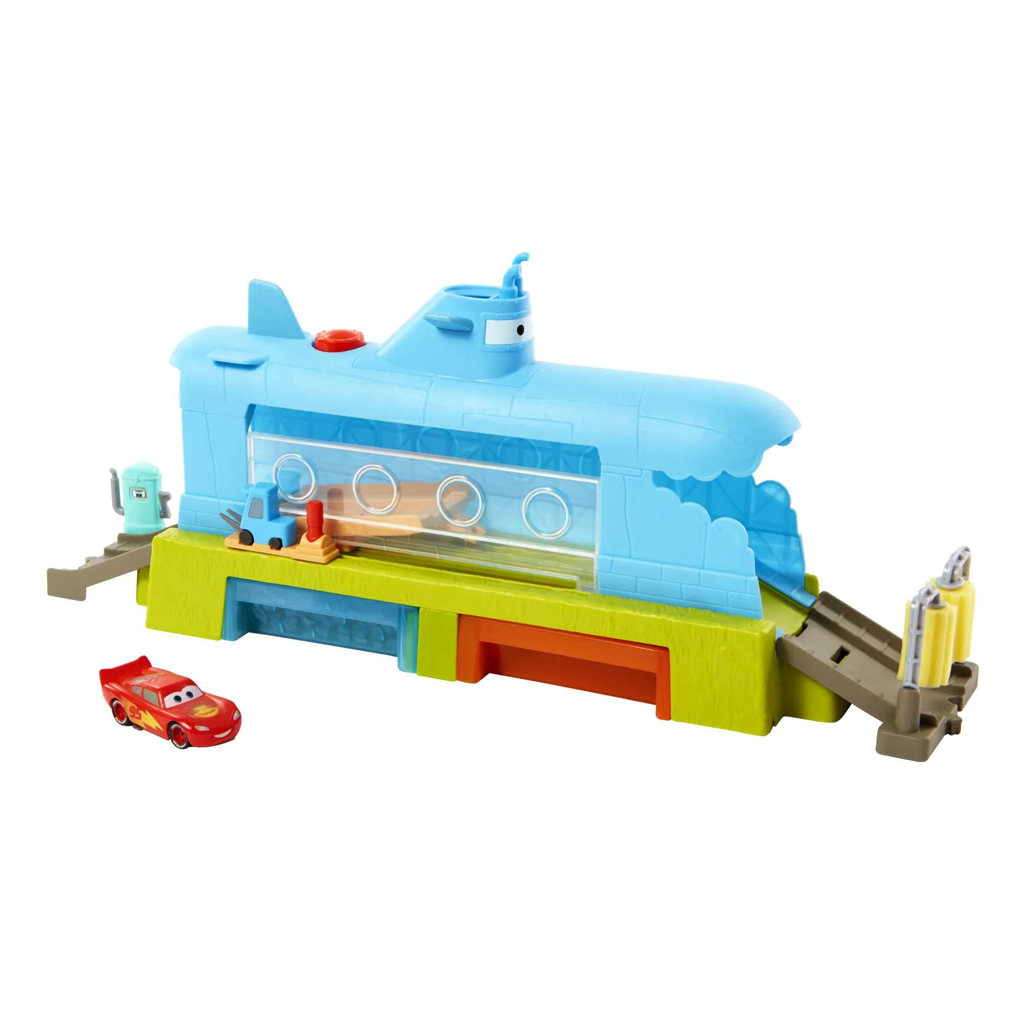 Mattel Disney Pixar Cars Saubaboot Car Wash play building (With Color Changing Effect)