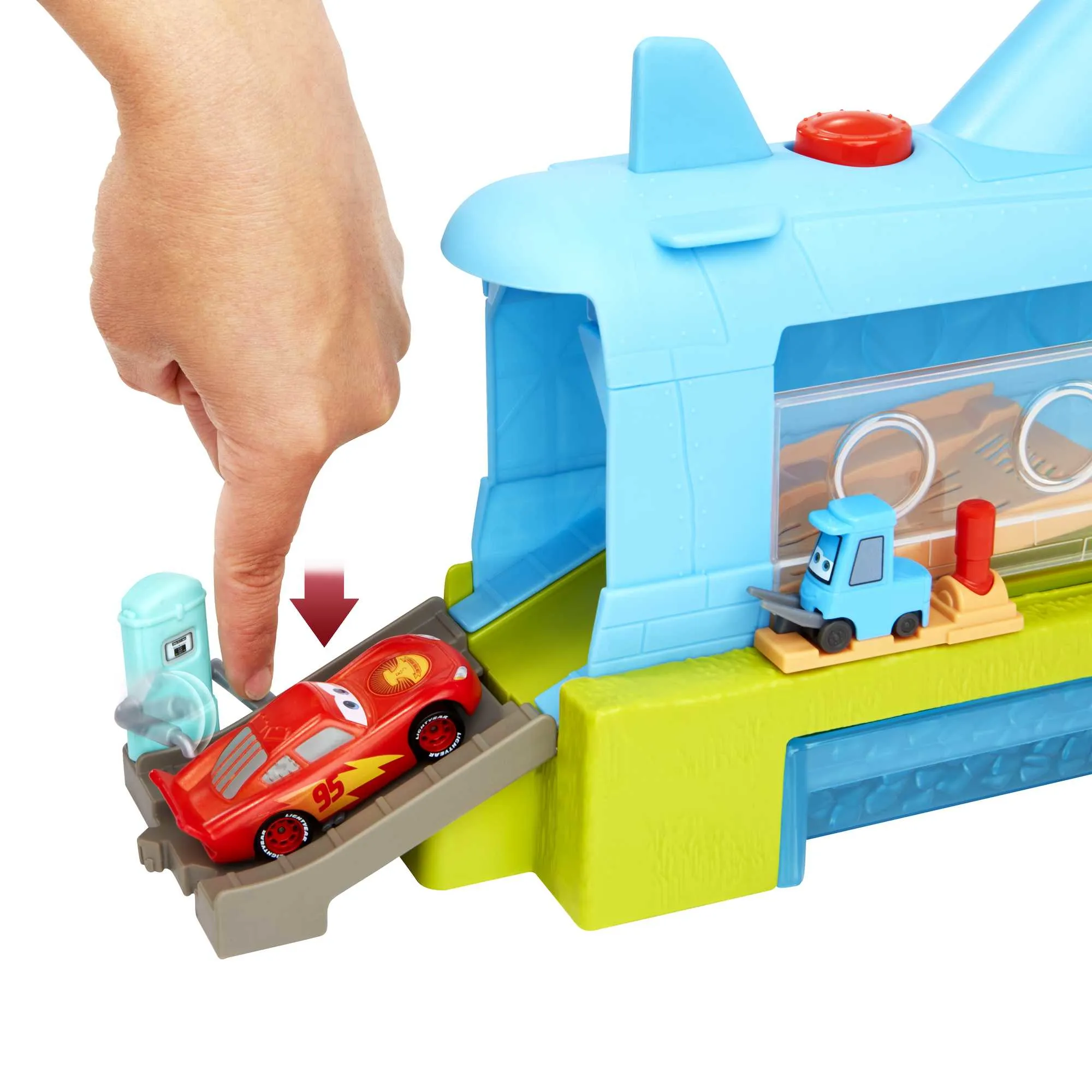 Mattel Disney Pixar Cars Saubaboot Car Wash play building (With Color Changing Effect)