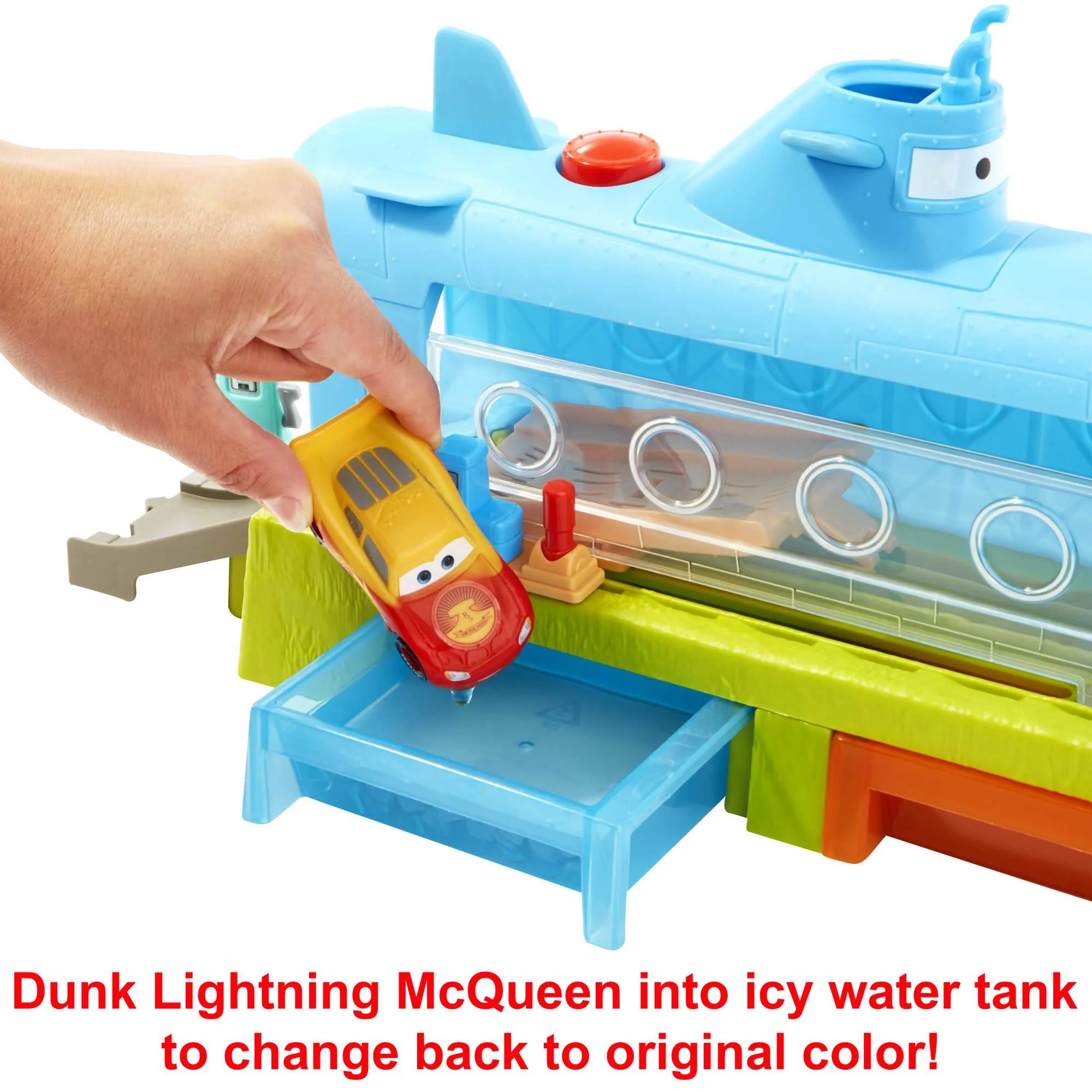 Mattel Disney Pixar Cars Saubaboot Car Wash play building (With Color Changing Effect)