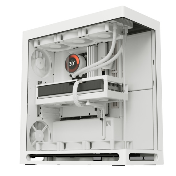 HAVN HS 360 Midi-Tower Case with window, White