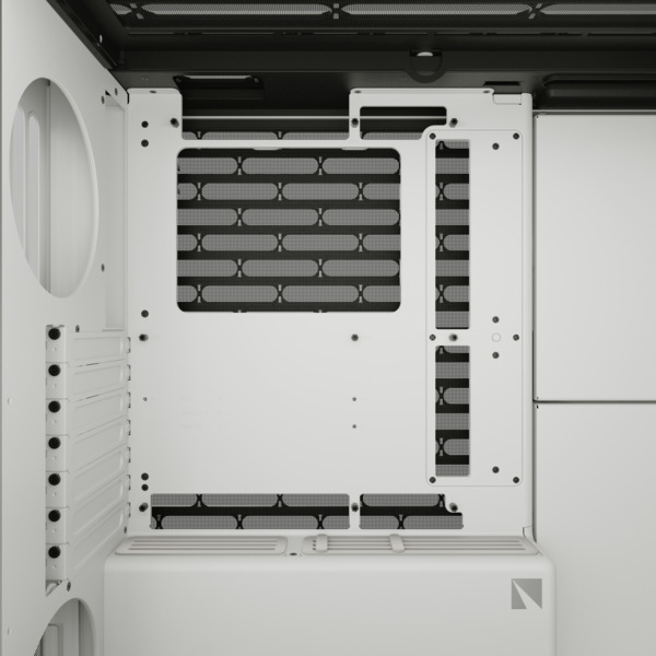 HAVN HS 360 Midi-Tower Case with window, White