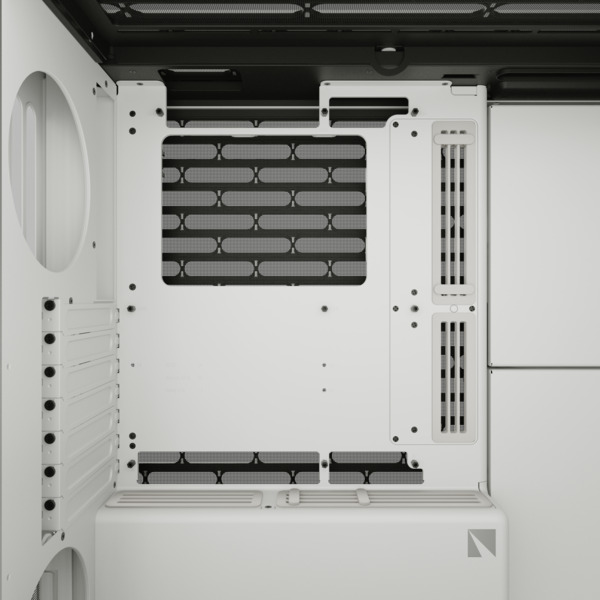 HAVN HS 360 Midi-Tower Case with window, White