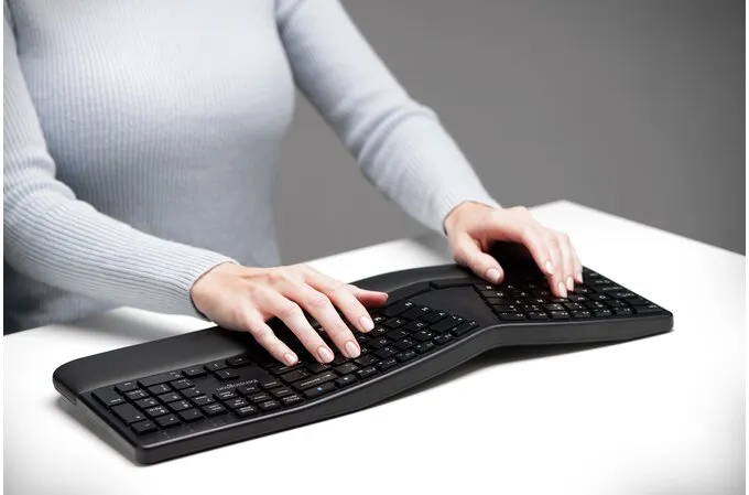 Kensington ProFit Ergo - wireless ergonomic keyboard, black
