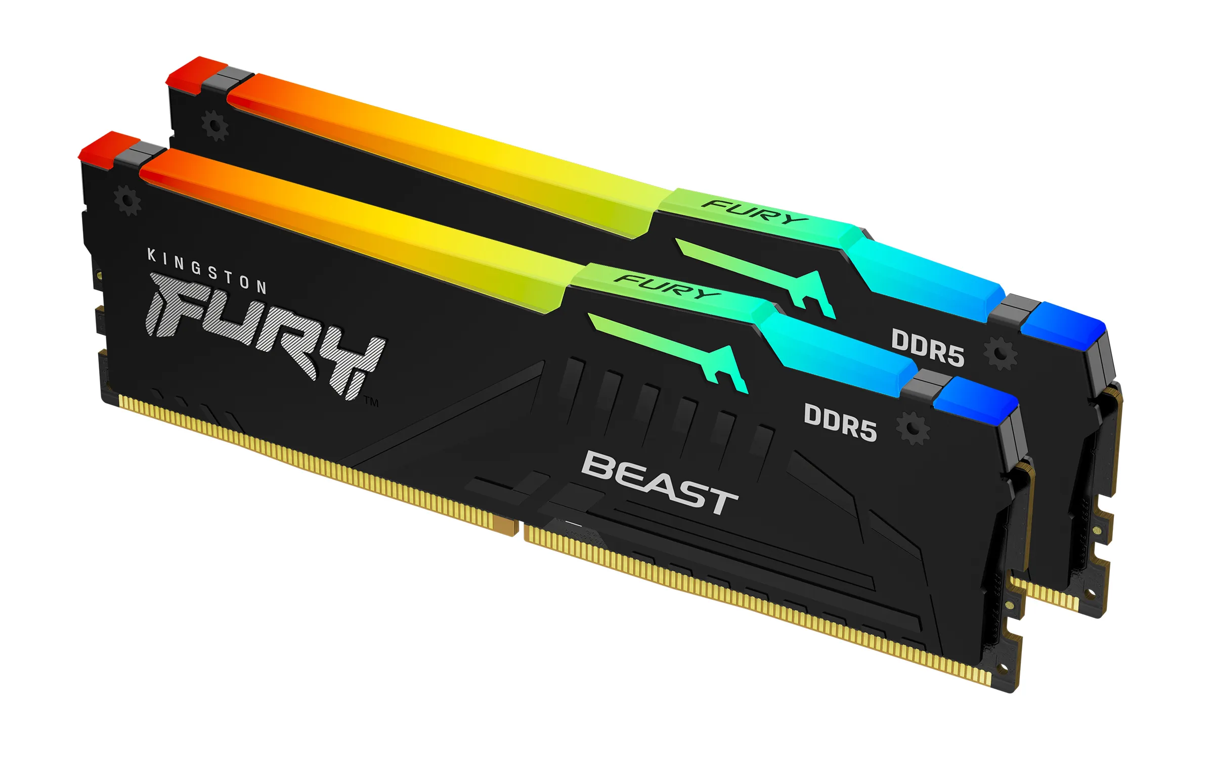 Kingston FURY Beast RGB 16 GB (2 x 8 GB) DDR5 5600 MHz, CL40 minne (XMP/EXPO)