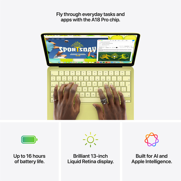 Apple MacBook Neo 13" 8 GB, 512 GB, Touch ID, citrus