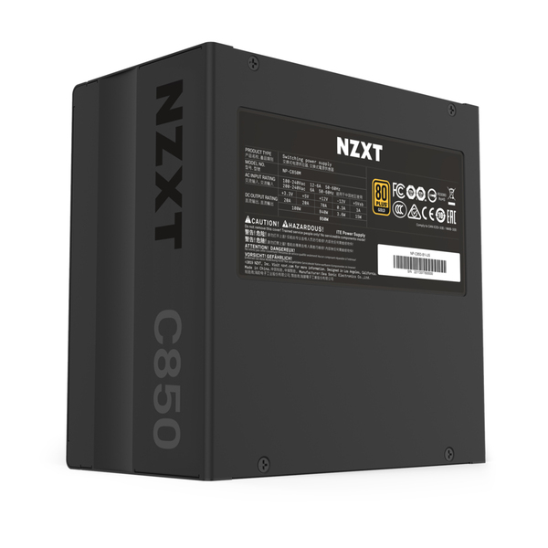 NZXT C-850W 850W -virtal&auml;hde, 80 Plus Gold