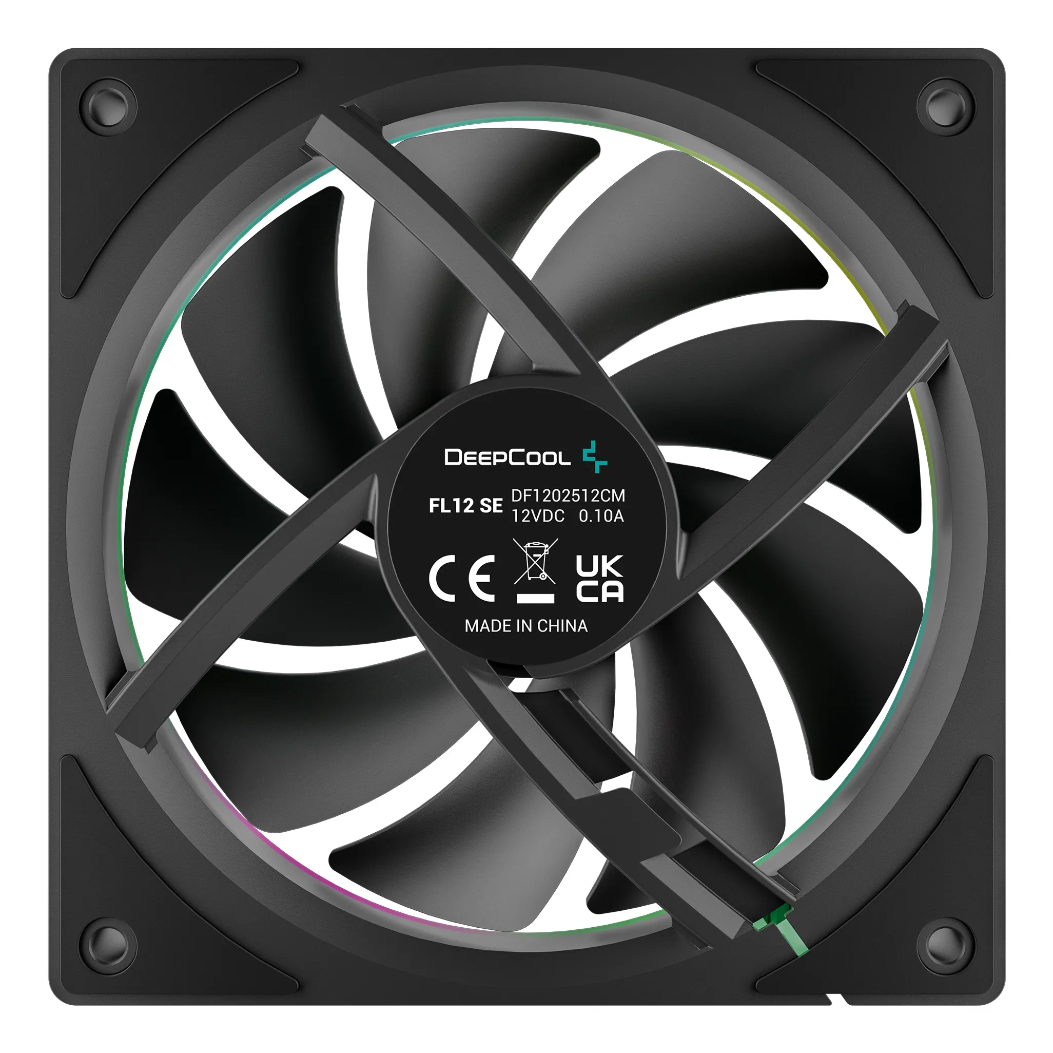 DeepCool FL12R SE 3in1 Kotelotuuletin 120 mm Musta Moniv&auml;rinen LED PWM