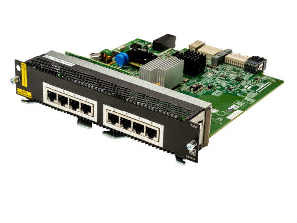 HPE Aruba Networking CX 5420 8-port Smart Rate 1G/2.5G/5G/10G Class 8 PoE TAA - switching module