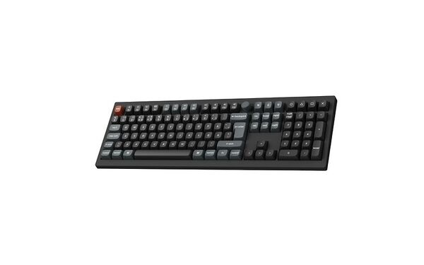 Keychron V6 Ultra V6U-D1-BO tr&aring;dl&ouml;st mekaniskt speltangentbord, POM Red, svart