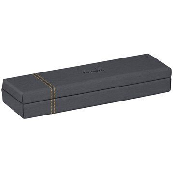 Rhodiarama pencil box 21x5,5x3cm Titanium