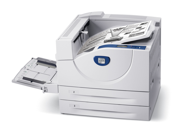 Xerox Phaser 5550N - Tulostin - mustavalkoinen - laser - A3, Ledger - 1200 dpi x 1200 dpi - jopa 50 sivua/min - kapasiteetti: 1100 arkkia - rinnakkainen, USB, 1