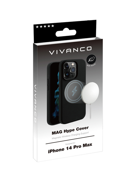 VIVANCO Mag Hype Cover for iPhone 14 Pro Max, black