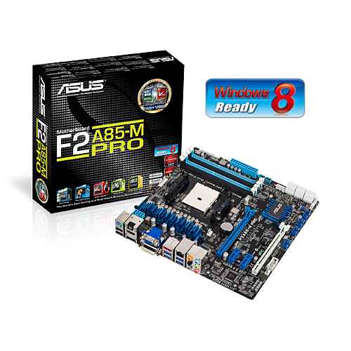 Asus F2A85-M PRO, AMD A85 Socket FM2, mATX