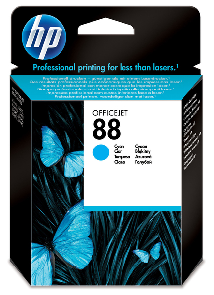 HP 88 - Sinivihre&auml; - alkuper&auml;inen - kuplapakkaus - mustepatruuna malleihin Officejet Pro K5400, K550, K8600, L7480, L7550, L7590, L7650, L7681, L7710, L7750, L7