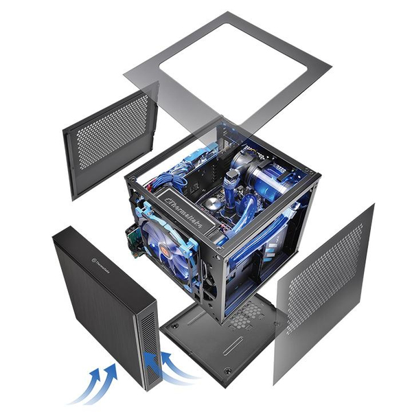 Thermaltake Suppressor F1 with window Cube Case Mini-ITX