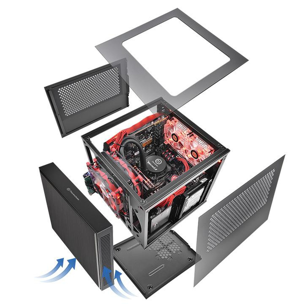 Thermaltake Suppressor F1 with window Cube Case Mini-ITX