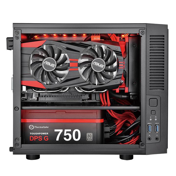 Thermaltake Suppressor F1 with window Cube Case Mini-ITX