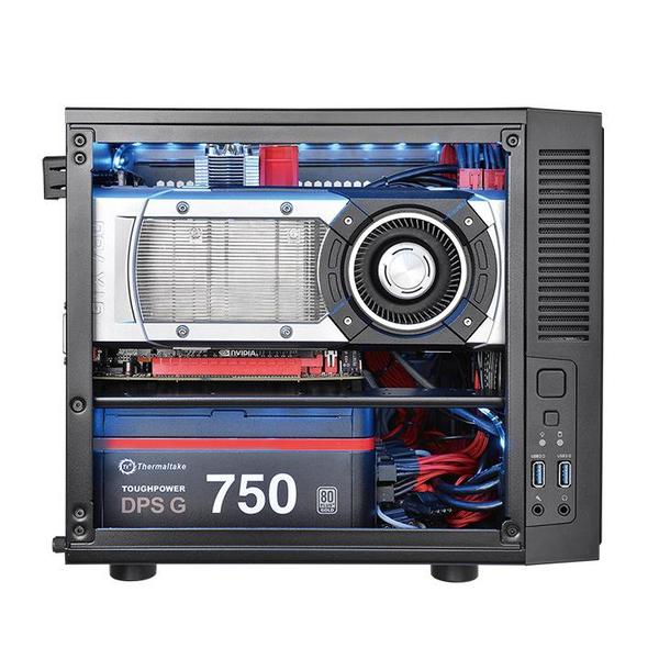 Thermaltake Suppressor F1 with window Cube Case Mini-ITX