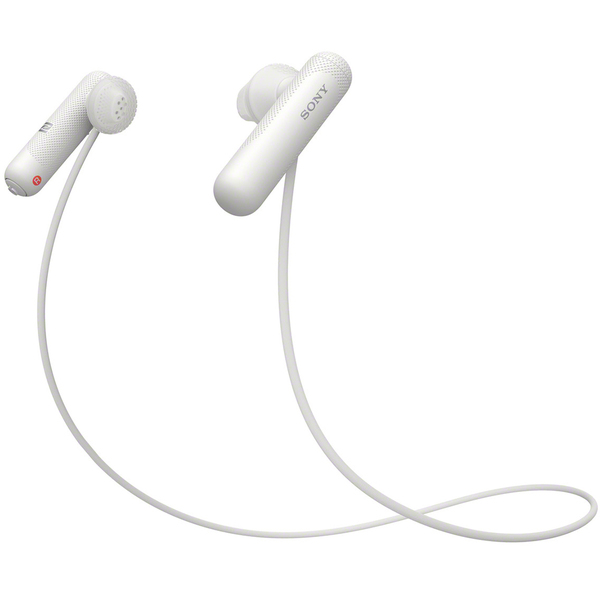 Sony WI-SP500 - tr&aring;dl&ouml;s in-ear h&ouml;rlurar, vit