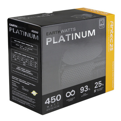 Antec EA-450 Platinum - 450W Continuous Power - Non-modular