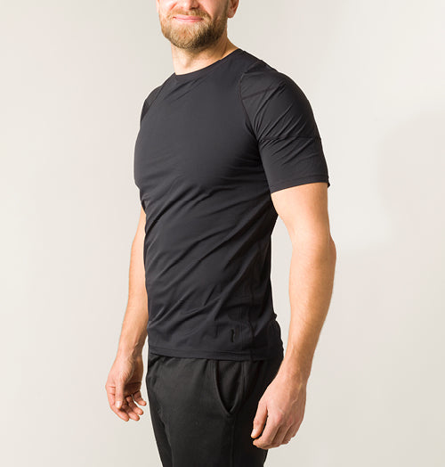 SWEDISH POSTURE T-Shirt Men Posture Reminder XL Black