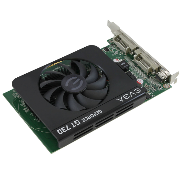 EVGA GeForce GT 730 4GB FAN GDDR3 PCI-E X16 DVI HDMI VGA -n&auml;yt&ouml;nohjain