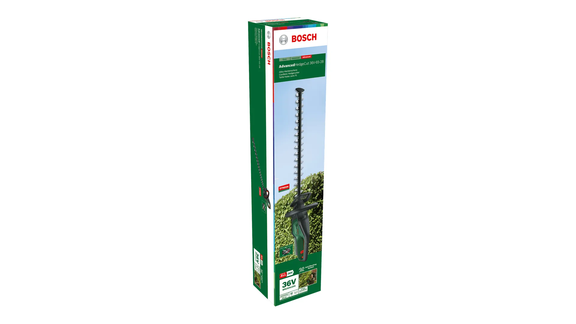 Bosch AdvancedHedgeCut 36V-65-28 H&aelig;ktrimmer Elektrisk 3200spm 65cm Klingel&aelig;ngde