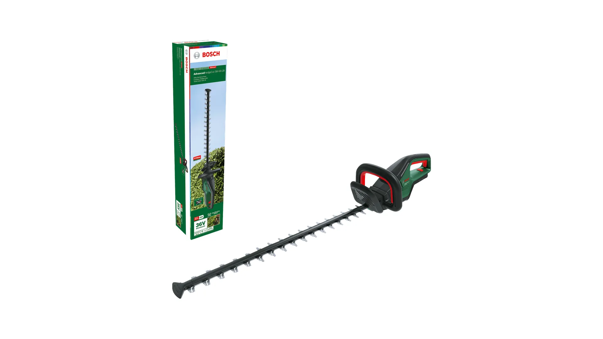 Bosch AdvancedHedgeCut 36V-65-28 H&aelig;ktrimmer Elektrisk 3200spm 65cm Klingel&aelig;ngde